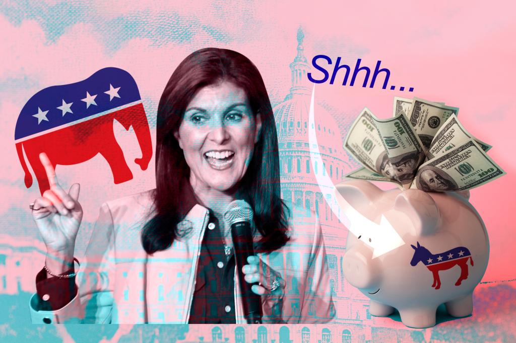 Nikki Haley rakes in cash â from Democrats looking to stop Trump